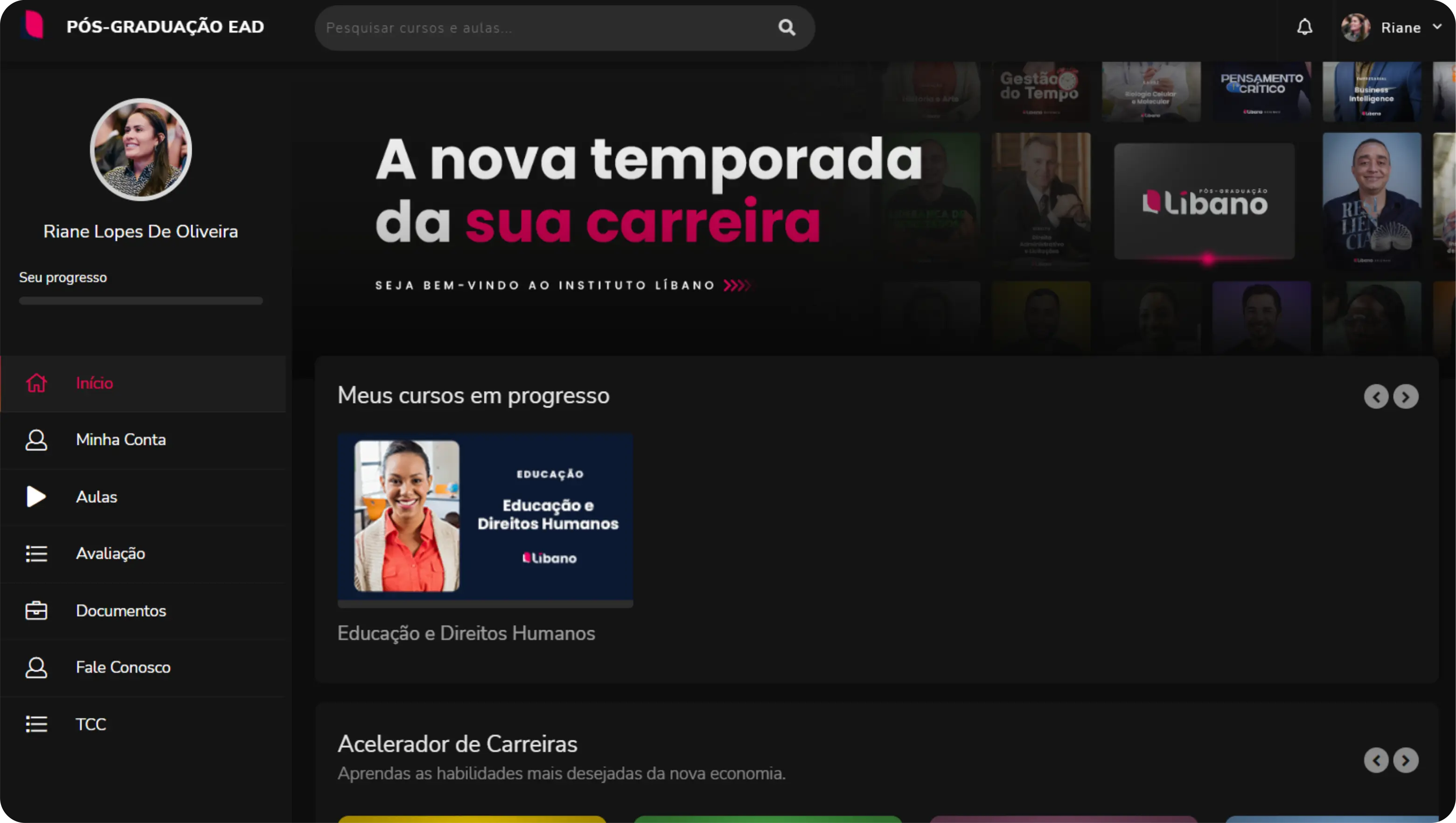 Demonstração do nosso portal.